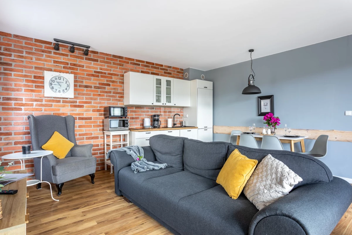 Apartament 45 m² z tarasem